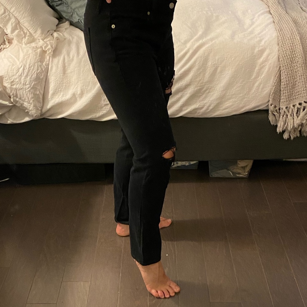 GAP Ripped Black Jeans - Picture 3 of 5